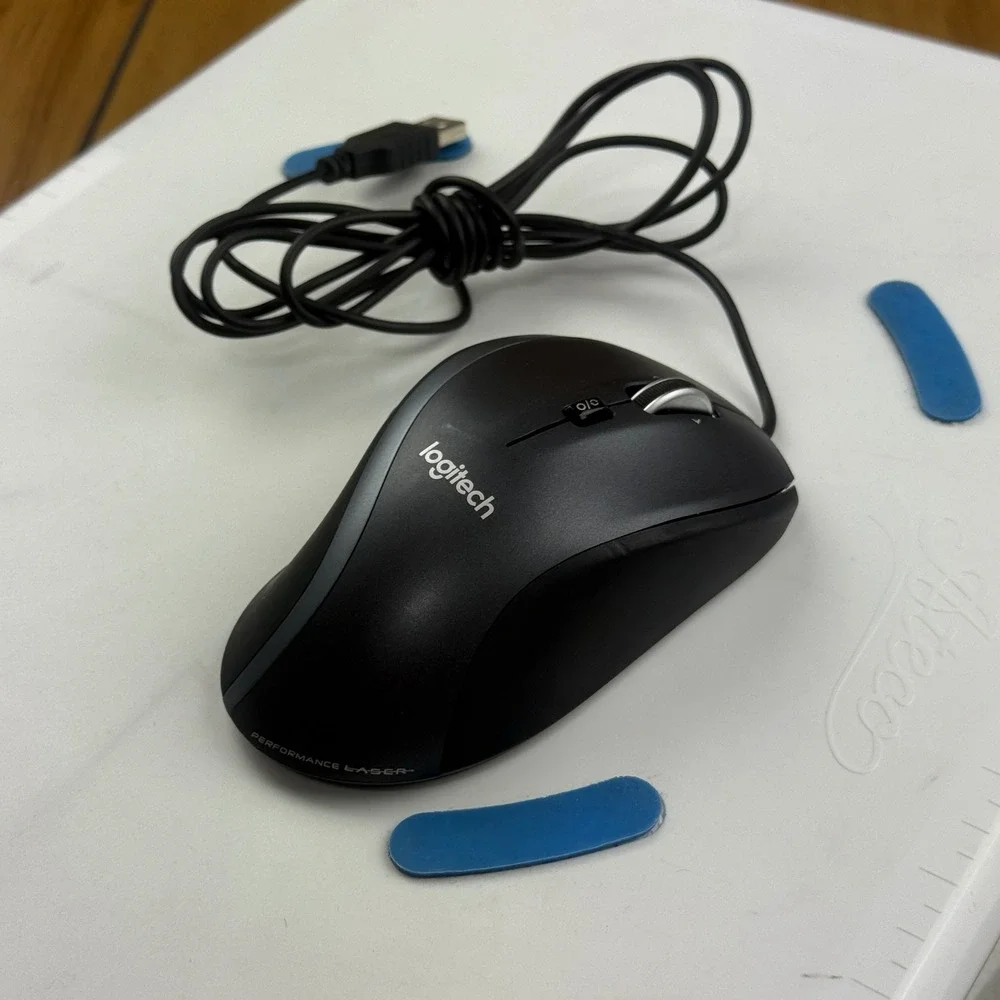 Logitech M-U0007 Performance Laser Corded USB Mouse Black‎ Grey 810-004116